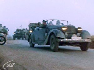 "Мерседес" уходит от погони"